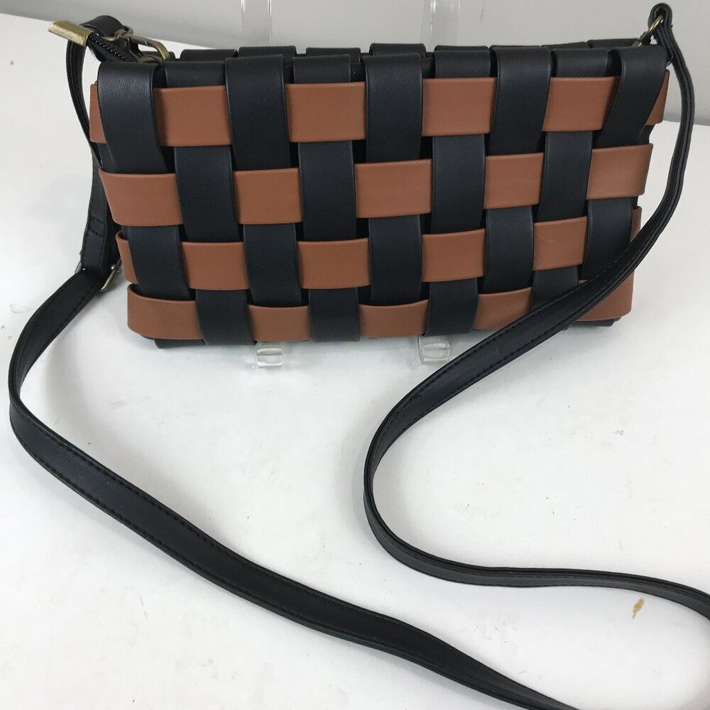 Women's By Anthropologie Navy/Tan crossbody bag